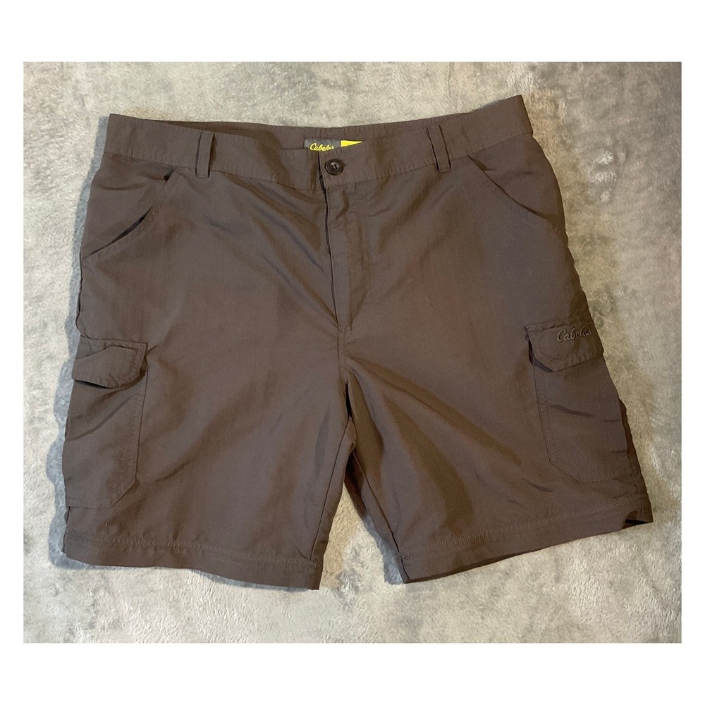 Cabela's Men's‎ Cargo Shorts Dark Brown Size 38